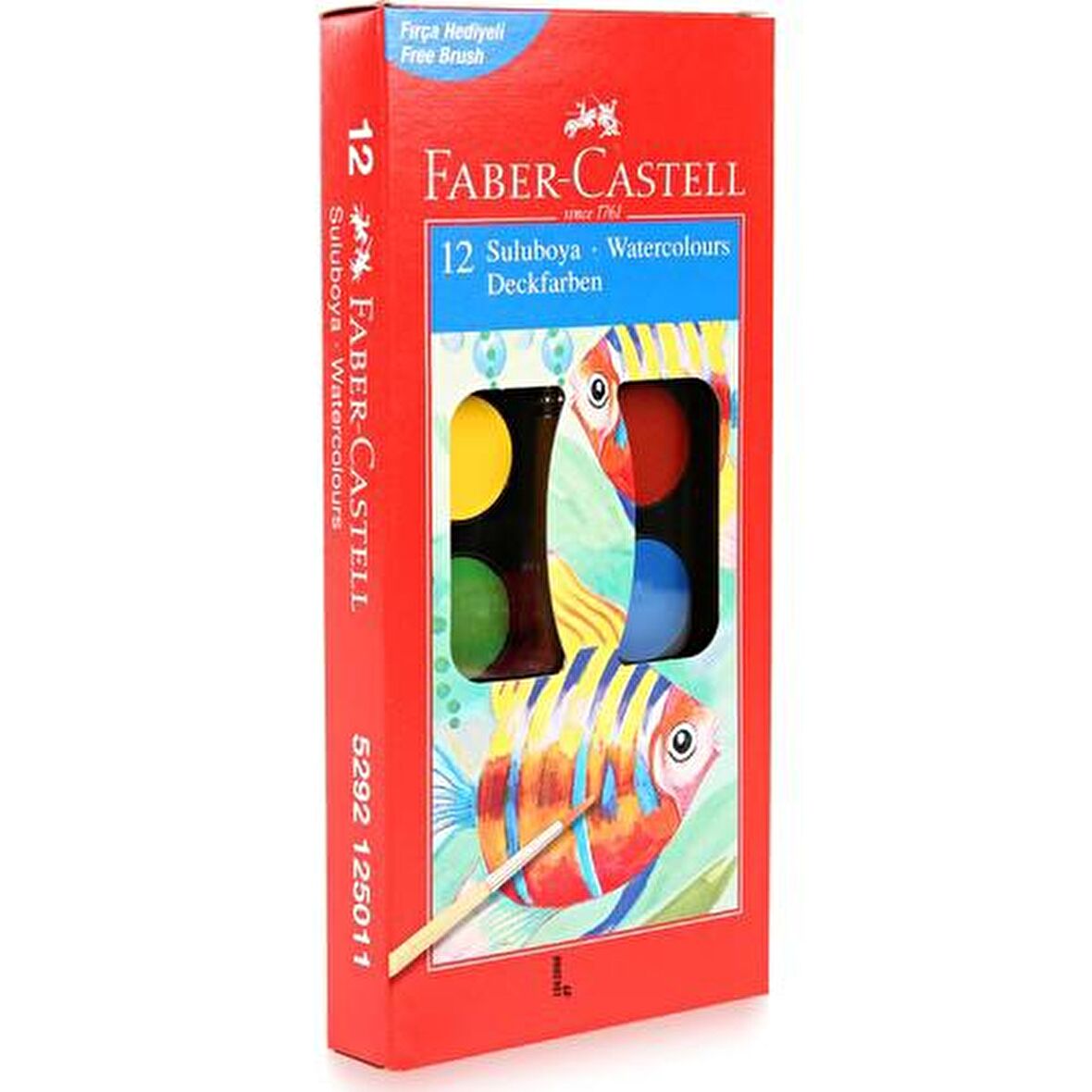 Faber-Castell Suluboya 12 Renk Küçük Boy