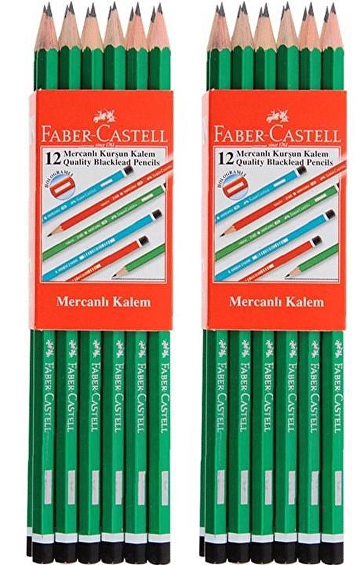 Faber Castell Mercanlı 24 Lü Kurşun Kalem