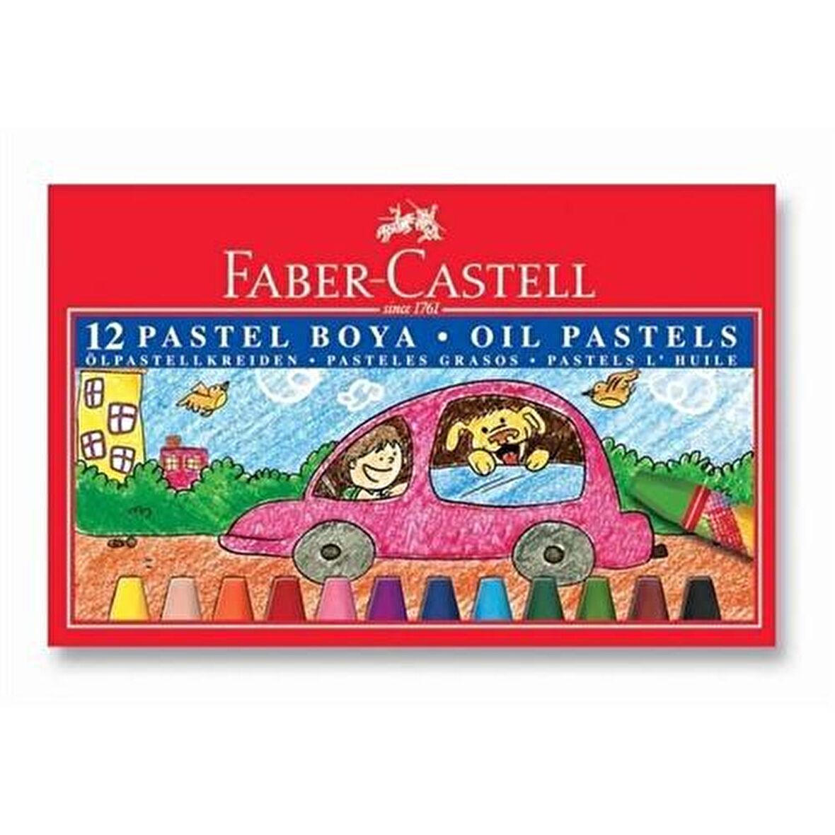 Faber-Castell Pastel Boya 12 Renk