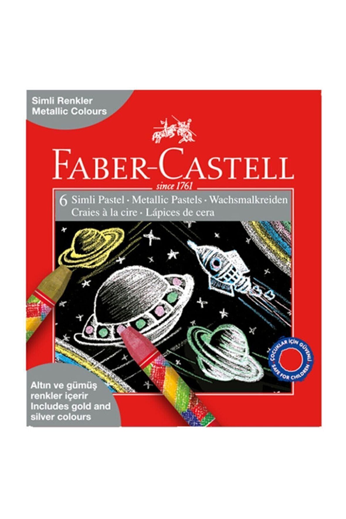 Faber Castel Simli Pastel Boya 6 Renk