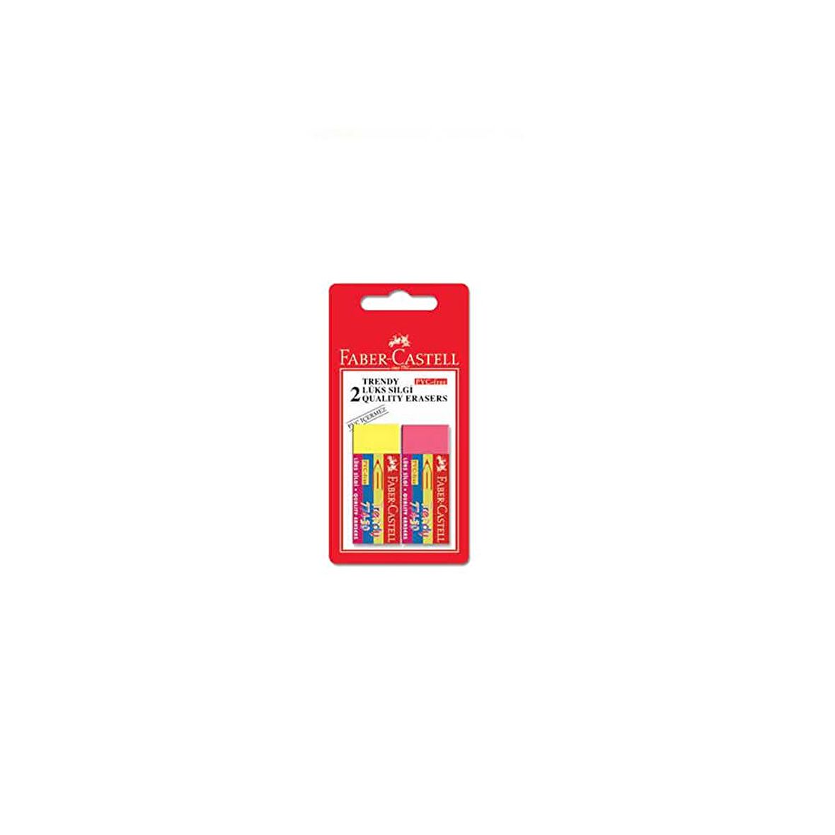 Faber-Castel Trendy Lüks Silgi 2 li Blister
