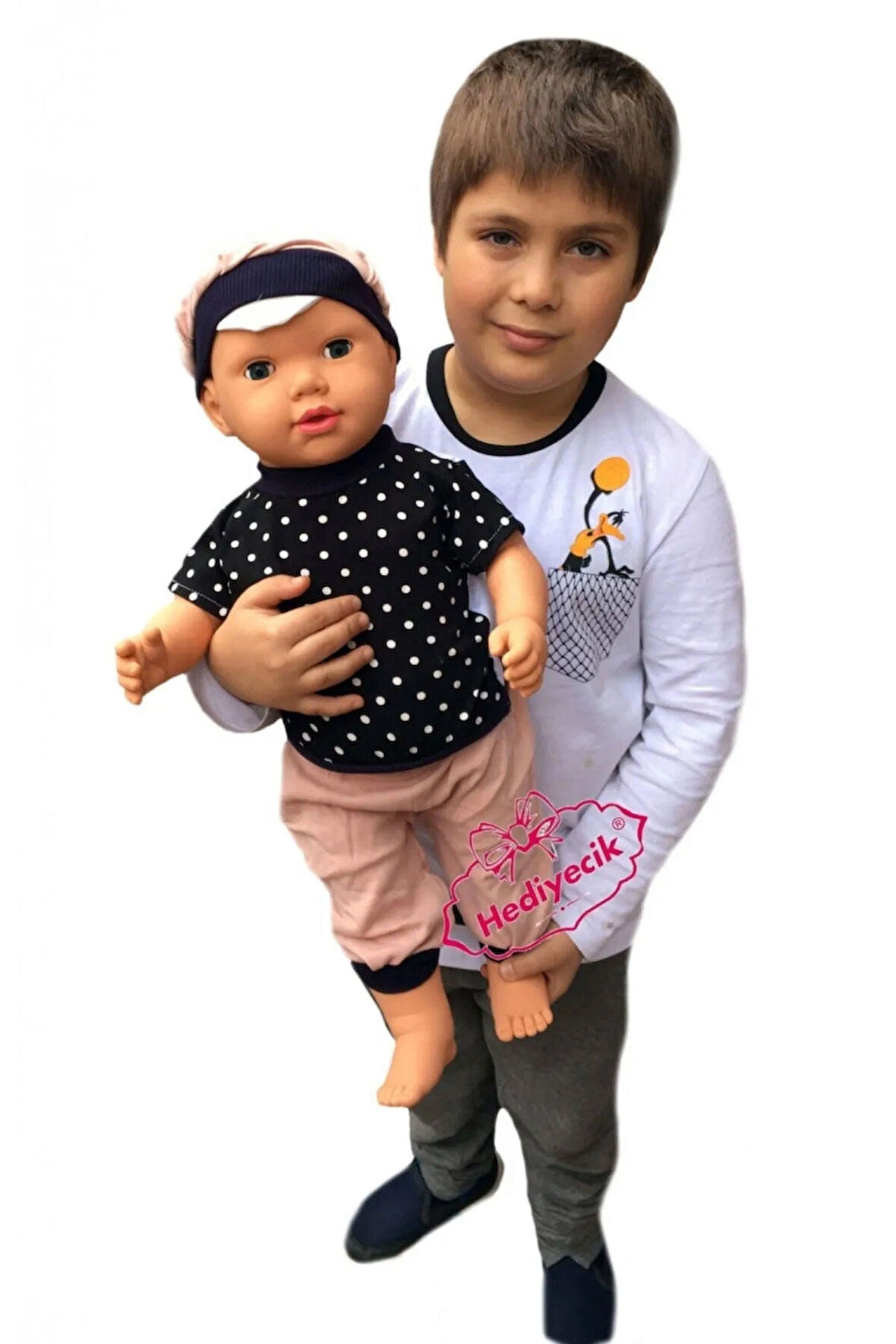 Oyuncak Büyük Boy Türkçe Konuşan Kel Et Bebek Oyun Arkadaşım 60 Cm