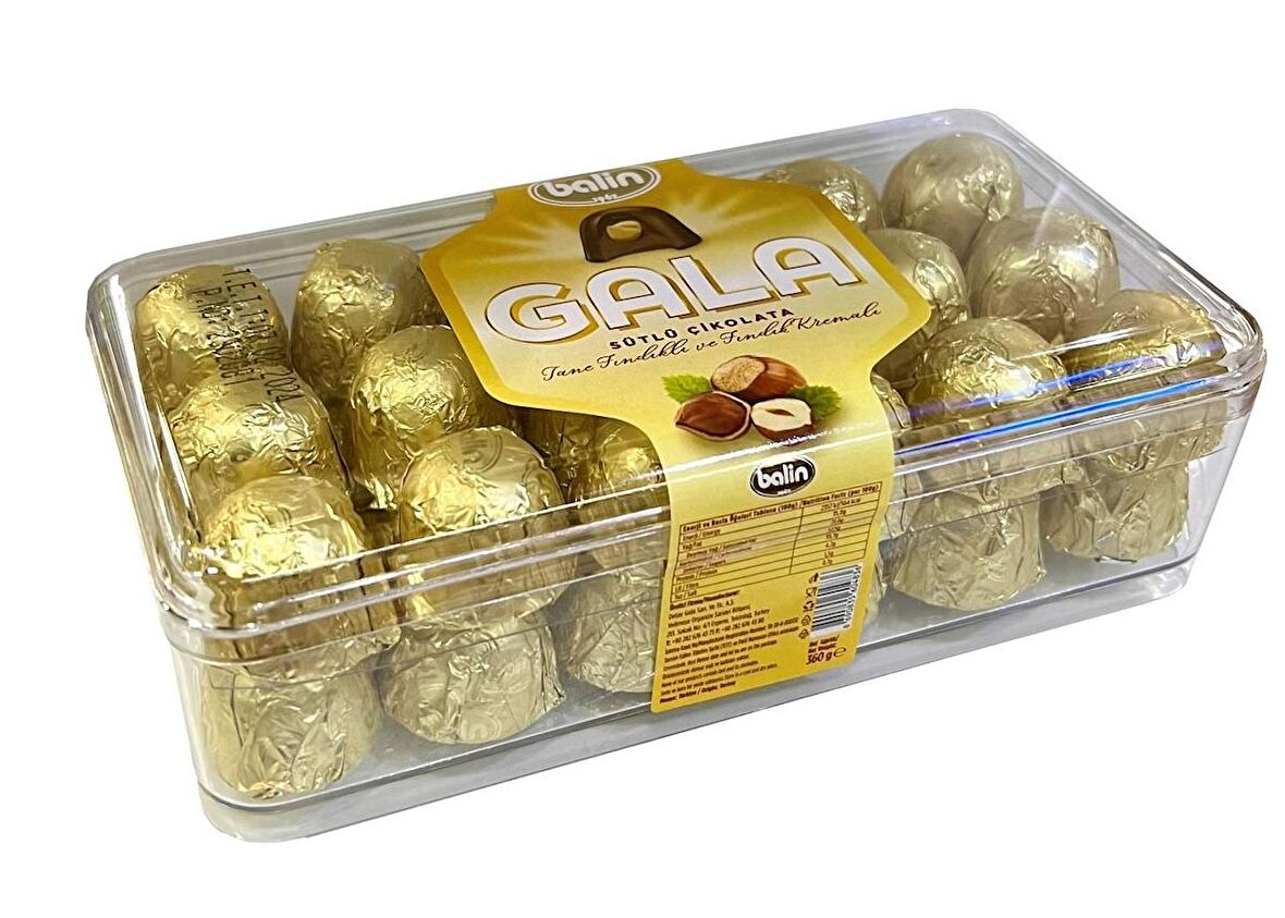Balin Gala Bütün Fındıklı Sütlü Çikolata 360 GR