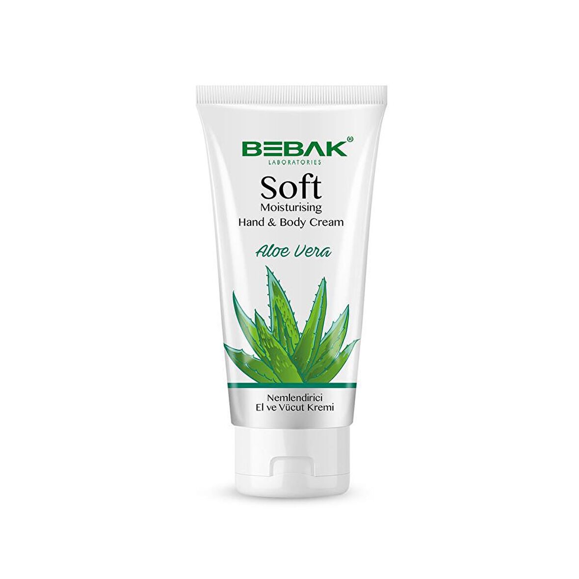 Bebak Nemlendirici Tüm Cilt Tipleri için Aloe Vera Kokulu Vücut Kremi 75 ml 