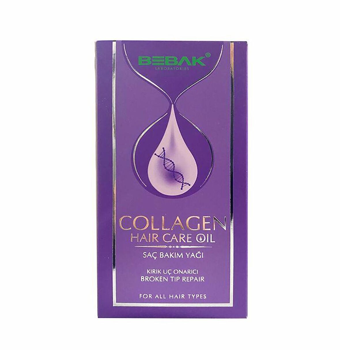 Bebak Collagen Kırık Uç Onarıcı Saç Bakım Yağı 100 ml