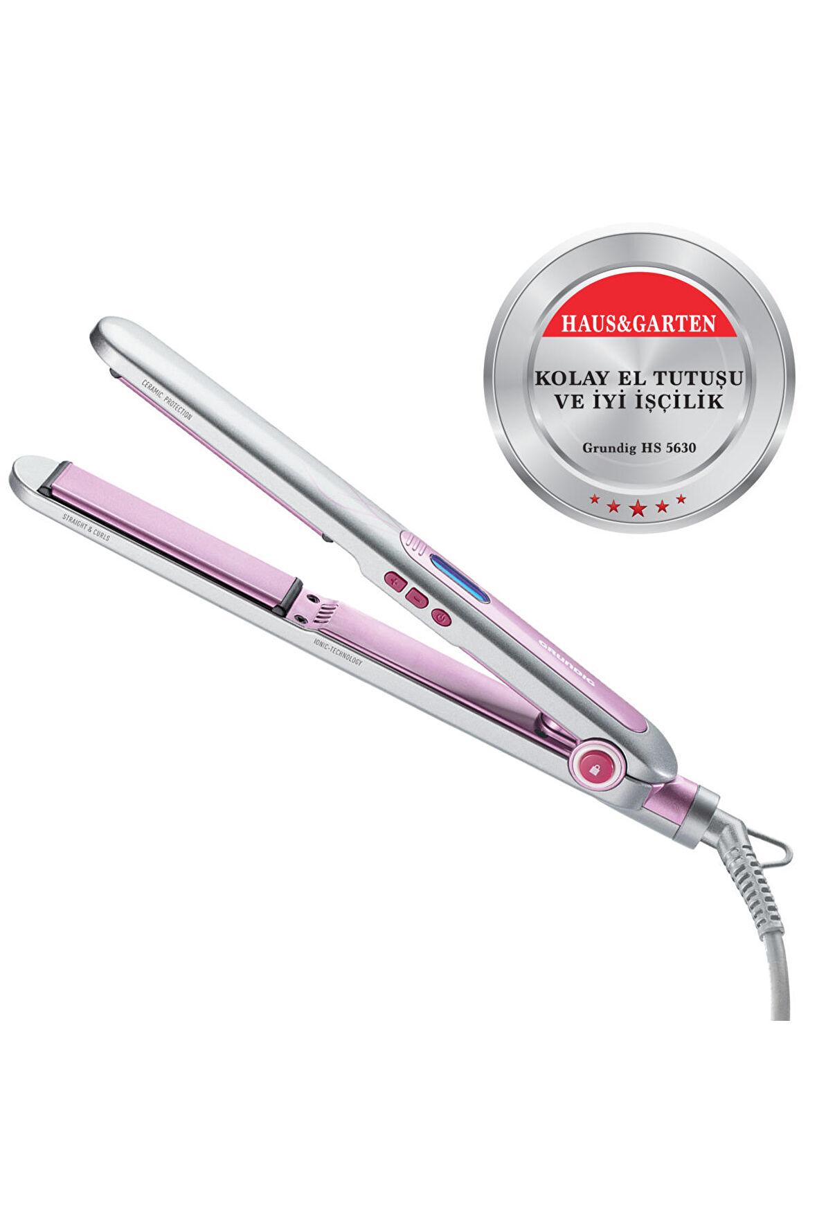 Hs 5630 Glamstyler 120°c - 210°c I?yonik Saç Düzleştirici