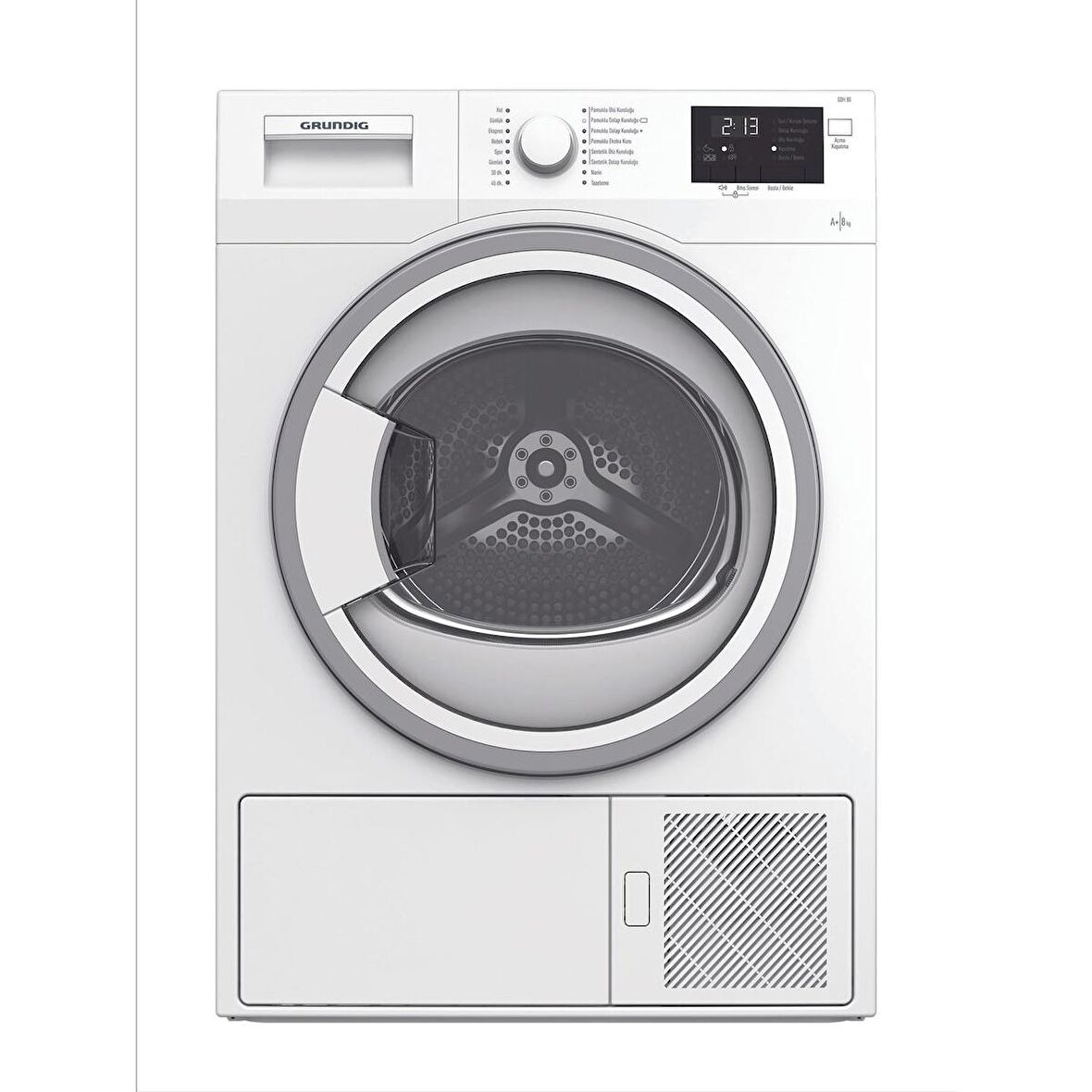 Grundig GDH 82 A++ 8 Kg Isı Pompalı Çamaşır Kurutma Makinesi