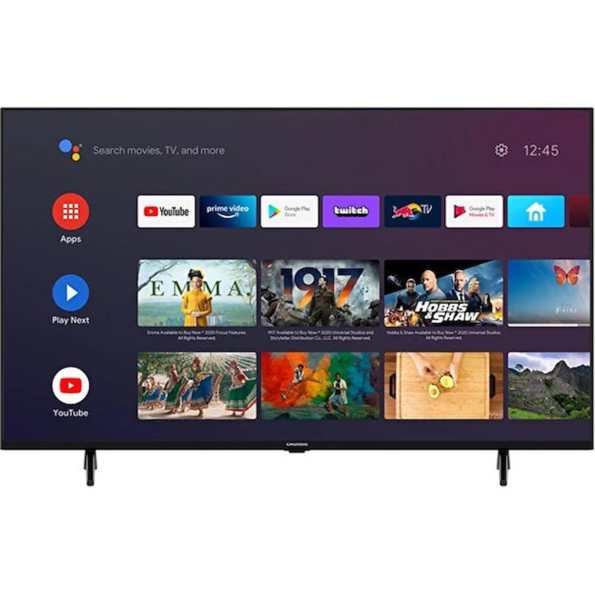 Grundig 43 GHU 7500 B 43" 108 Ekran Uydu Alıcılı 4K Ultra HD Android Smart LED TV