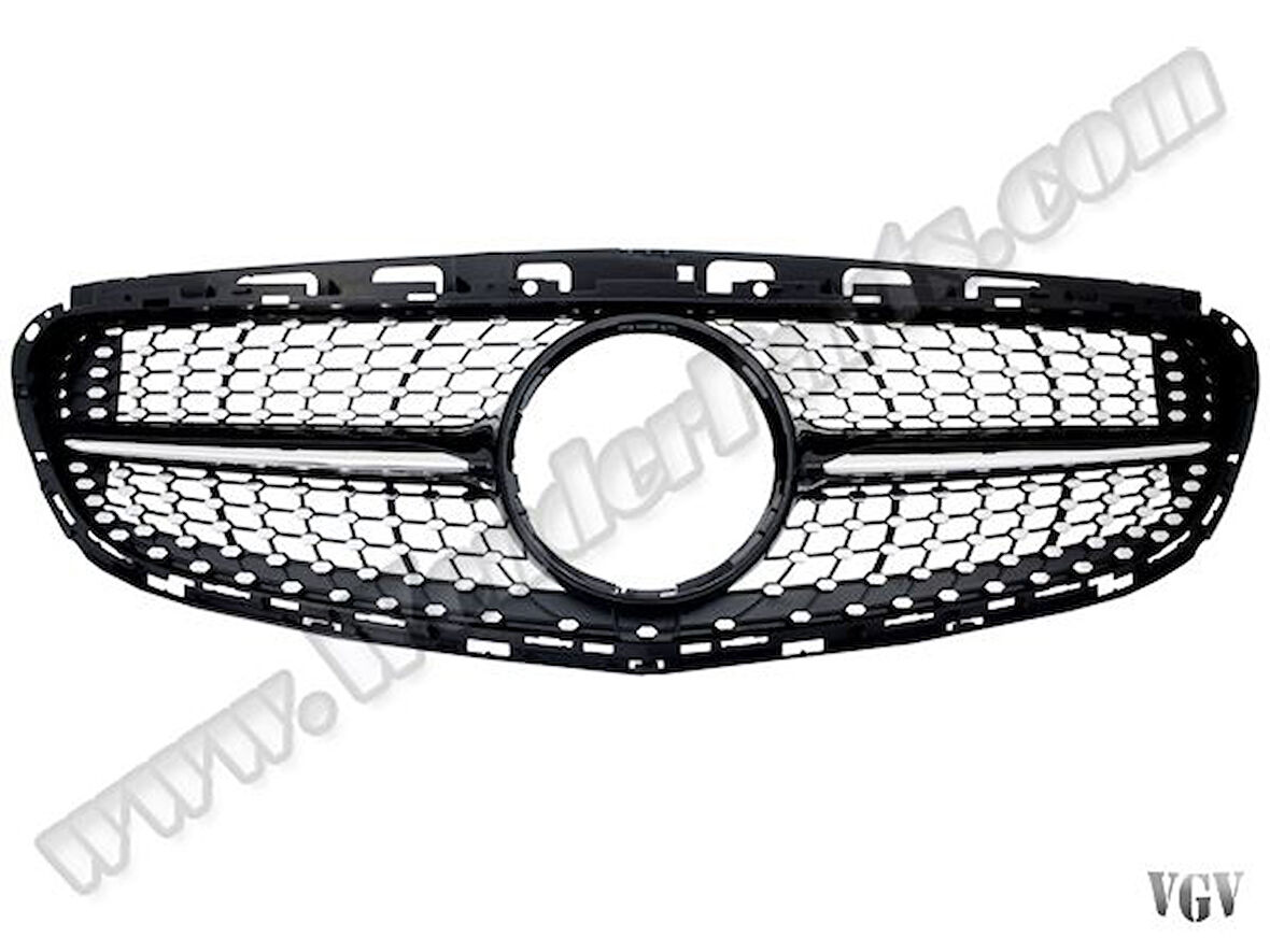 Mercedes Panjur (krom/sıyah, Diamond) E-Class W212 13>15 - Wenderparts Ma2123166