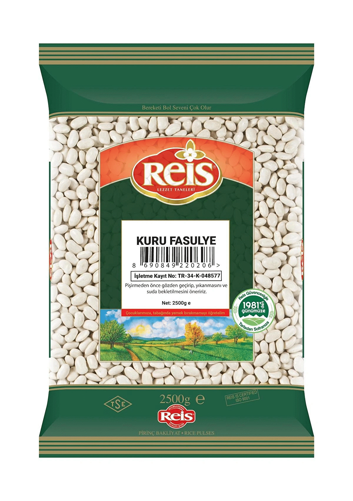 Reis Kuru Fasulye 2.5 kg