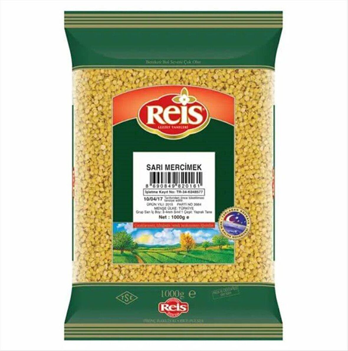 Reis Sarı Mercimek 1 kg