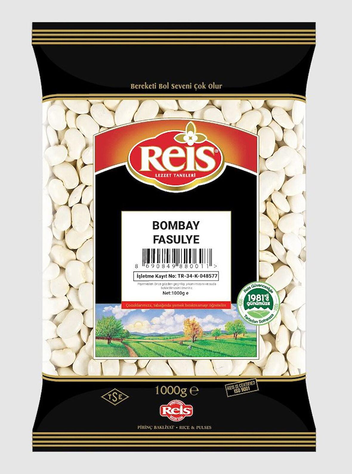 Reis Bombay Fasulye 1 kg