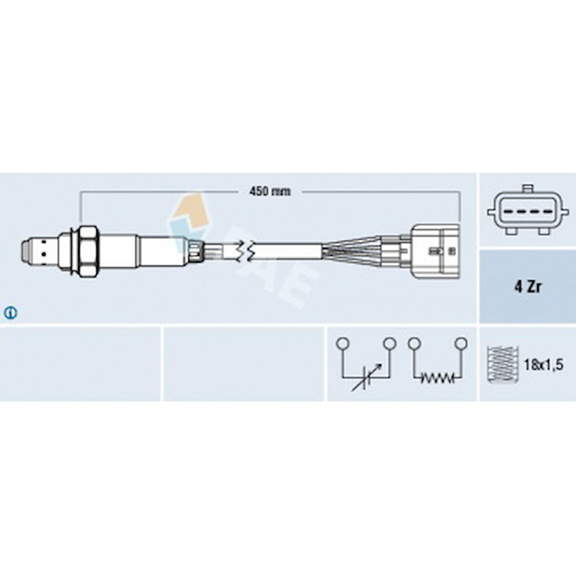 Renault Oksıjen Sensoru Clio II / III / IV Megane I / II / III Fluence Kango Laguna III - Fae 77469