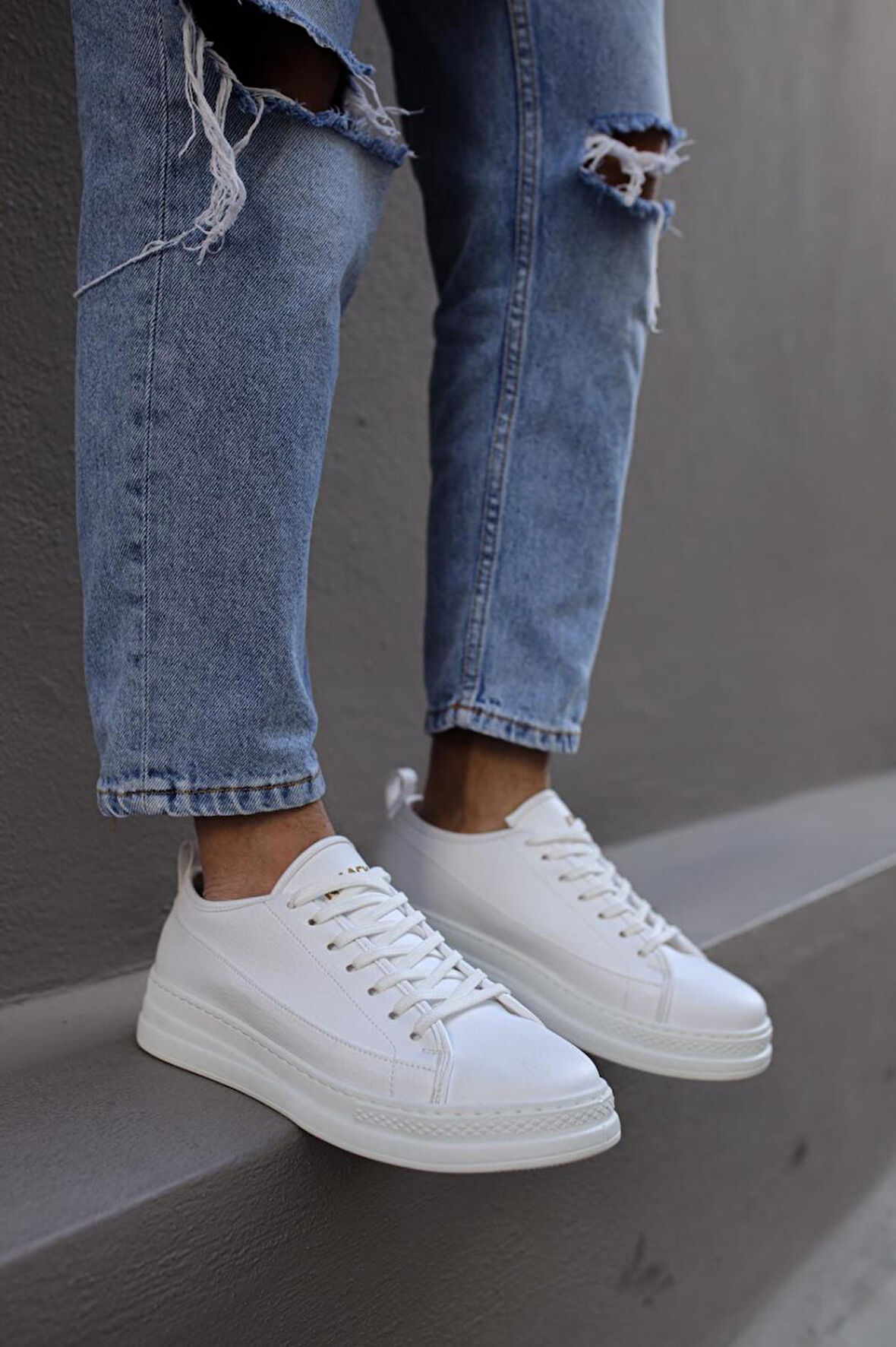 Pabucmarketi Erkek Sneakers Ayakkabı Beyaz