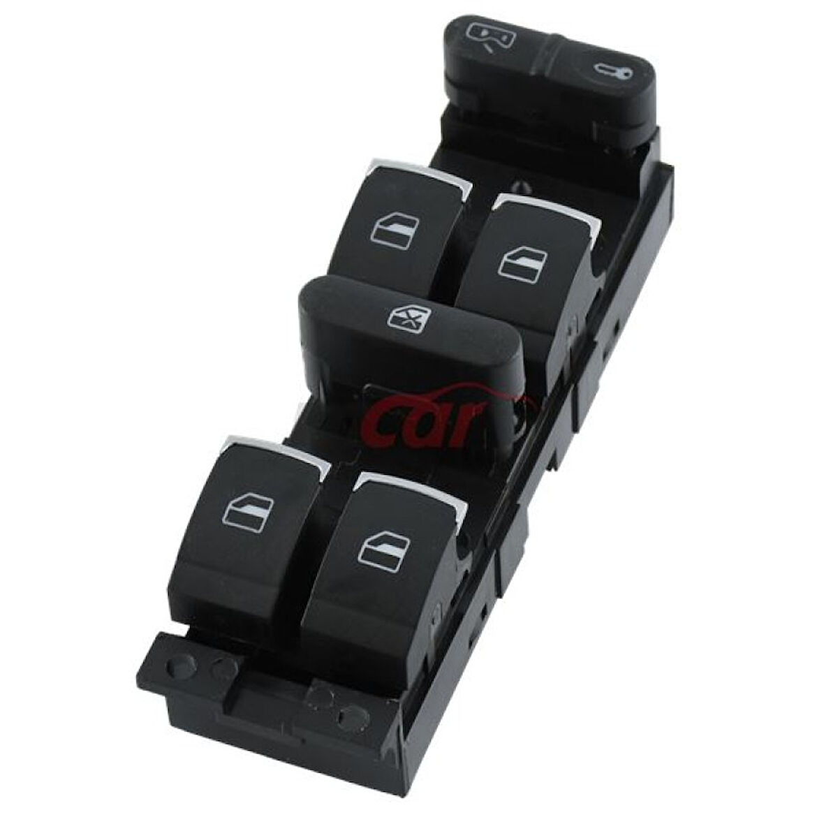 Vag Cam Acma Kapama Anahtarı Surucu Tarafı Dortlu Golf IV Bora Passat B5 96>06>krom Kaplama - Kraw An-412c