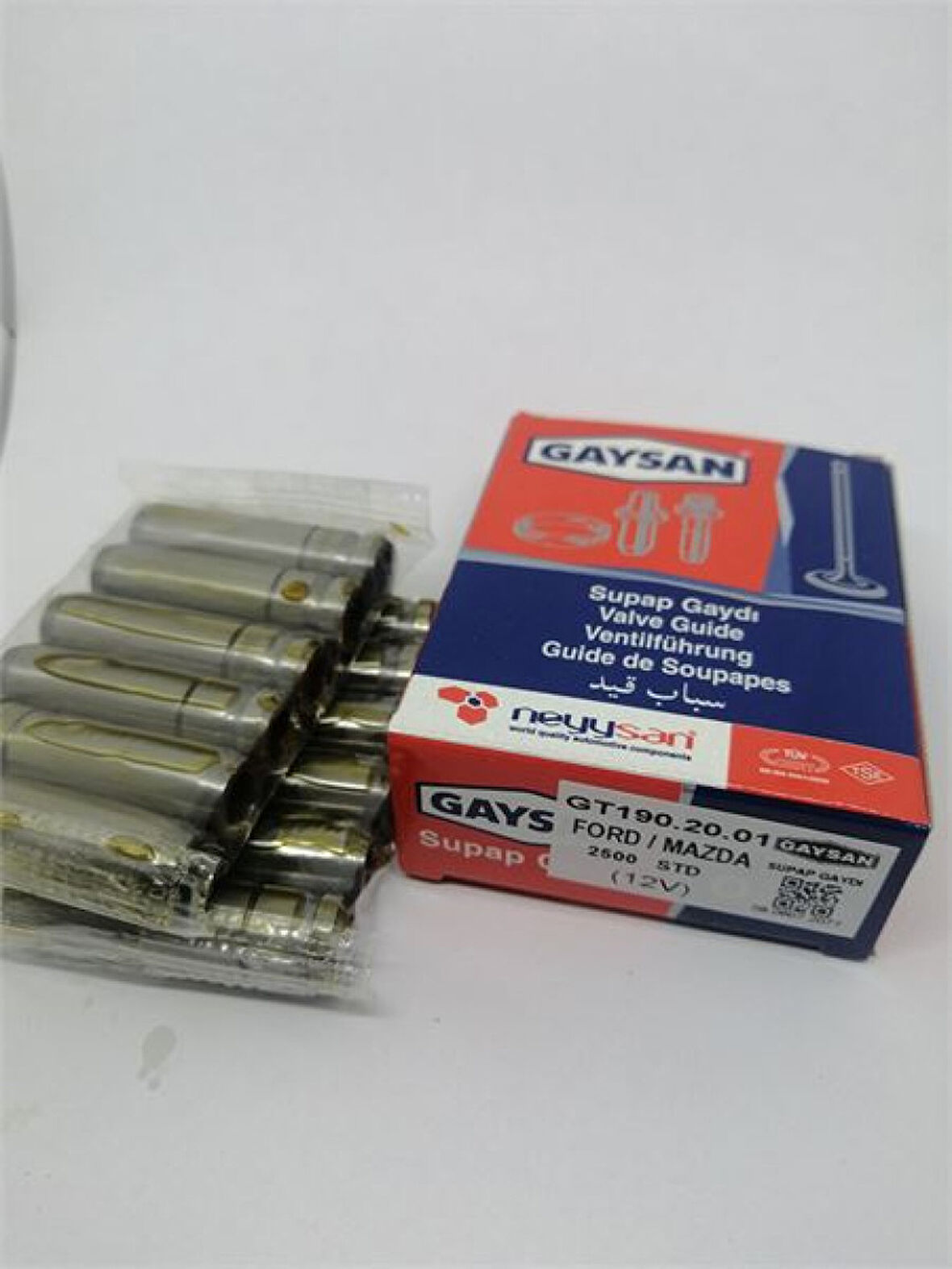 Ford Subap Gaydı (emme / Egsoz) Takım Ranger Mazda 2500 2,5d 12v 98>06 İn 8 / Ex 4: (12,05 * 7,01 * 46) - Gaysan Gt190.20.01