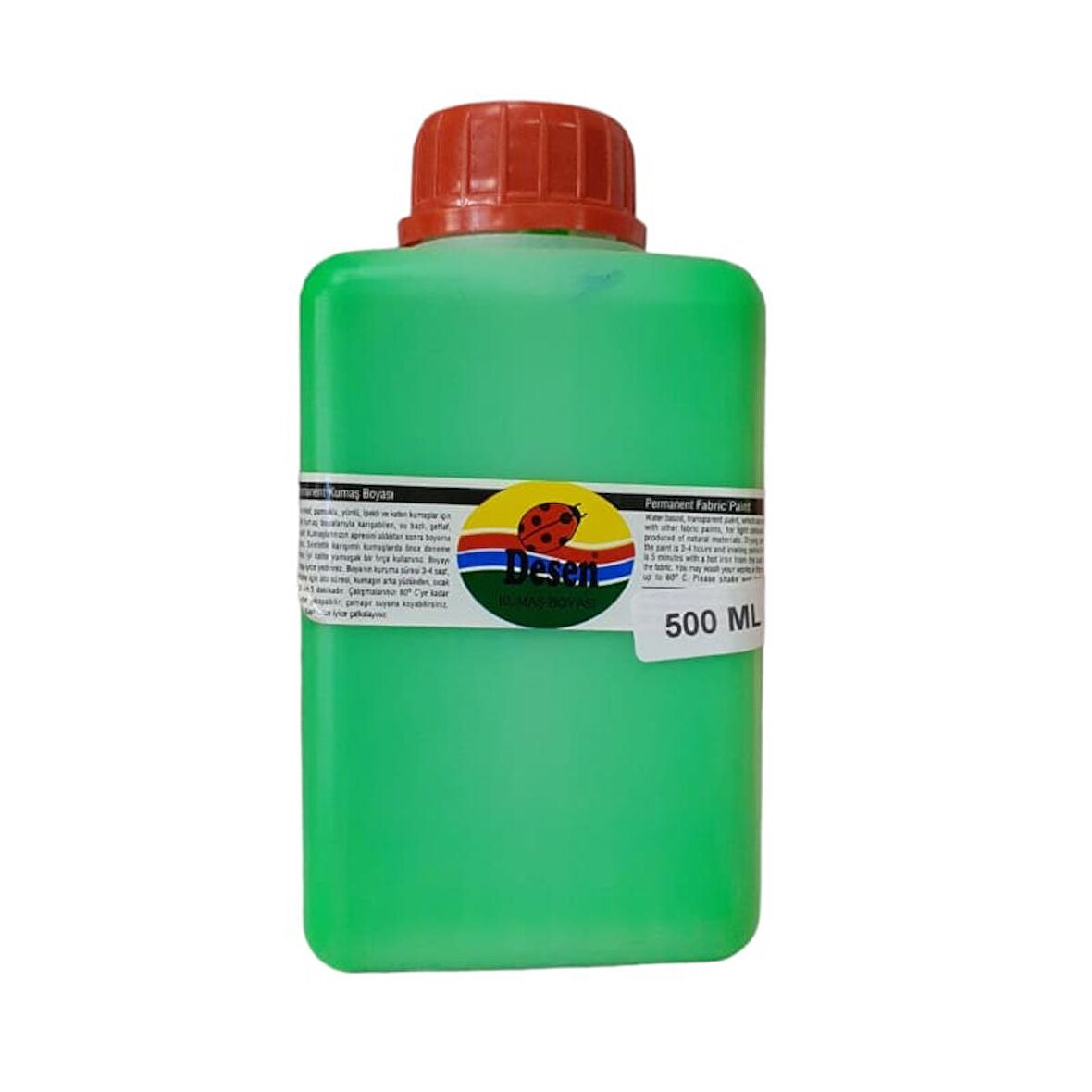 Kumaş Boyası 500ml Fosforlu Yeşil