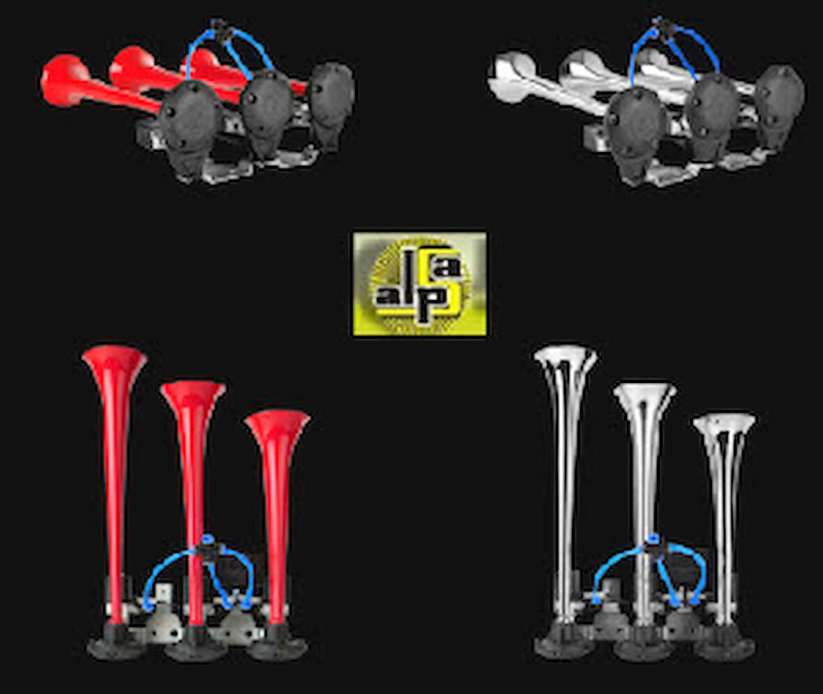 Unıversal Korna Dalidali Saydırmalı Arap-24v 3lü Krom - Seger-82eh24.000.03k