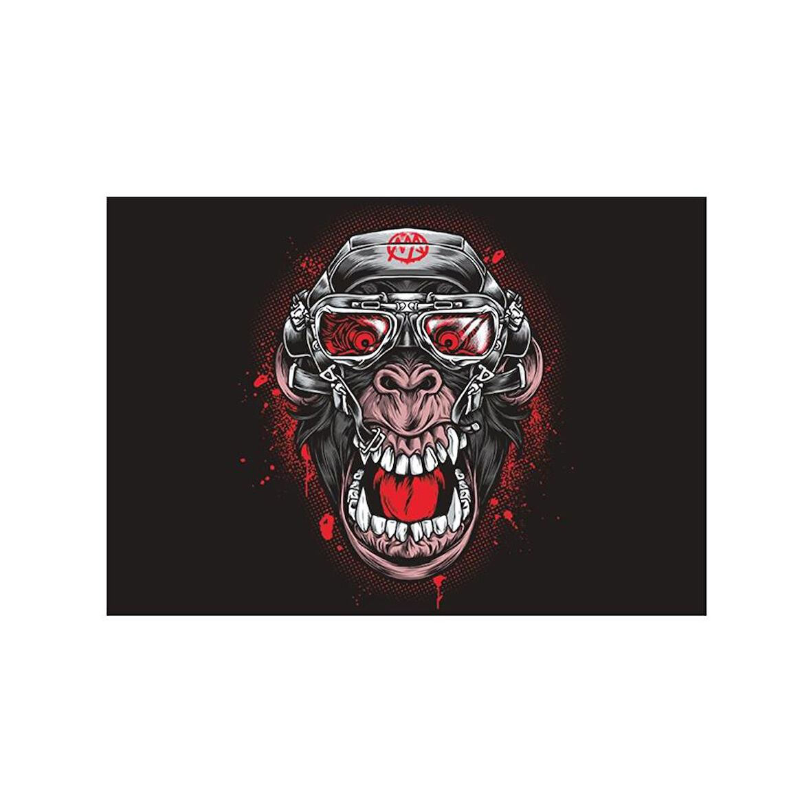 Crazy Monkey Gaming Oyuncu Mouse Pad