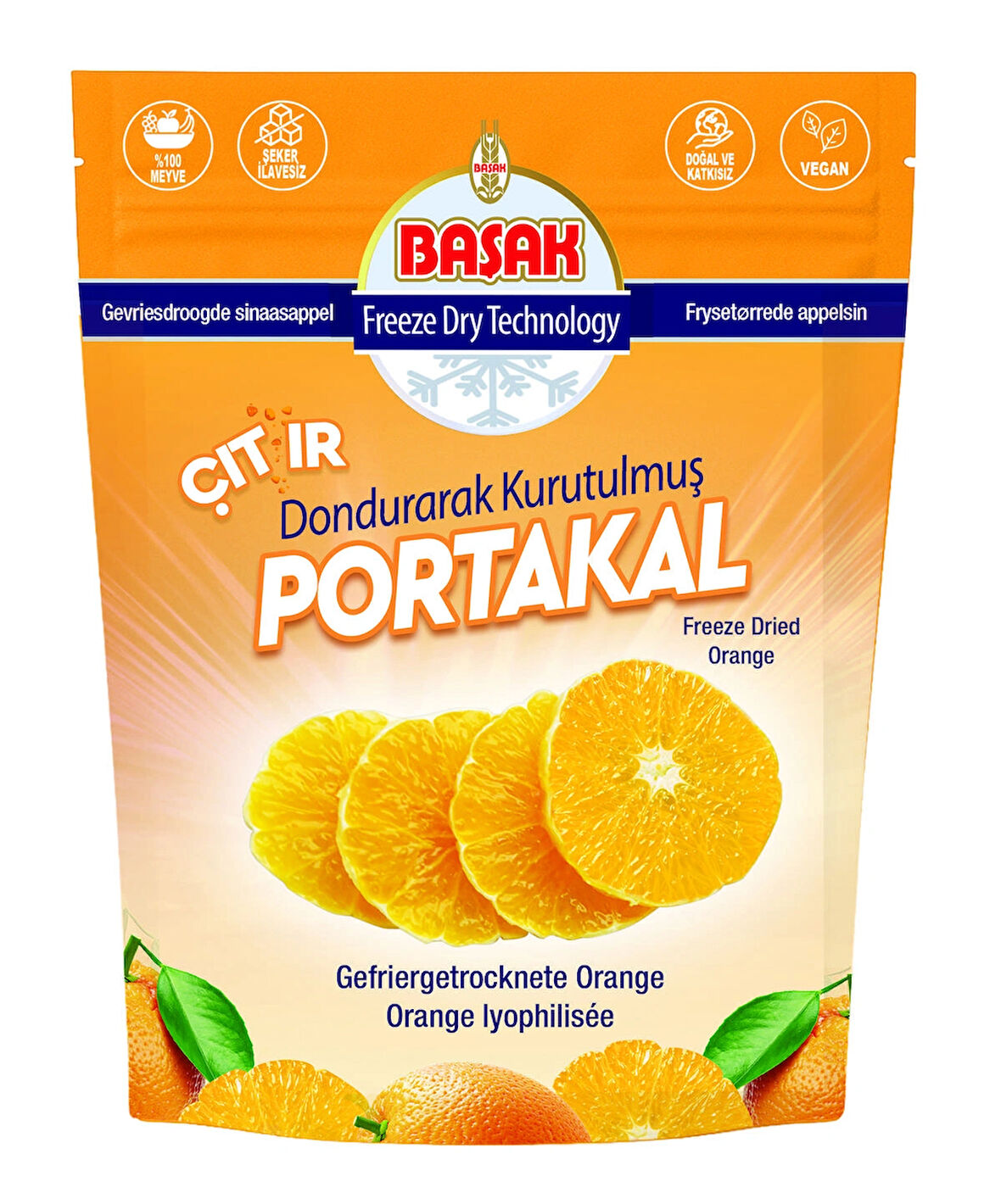 BAŞAK FREEZE DRİED-DONDURARAK KURUTULMUŞ PORTAKAL 16 gr. X 3 Adet