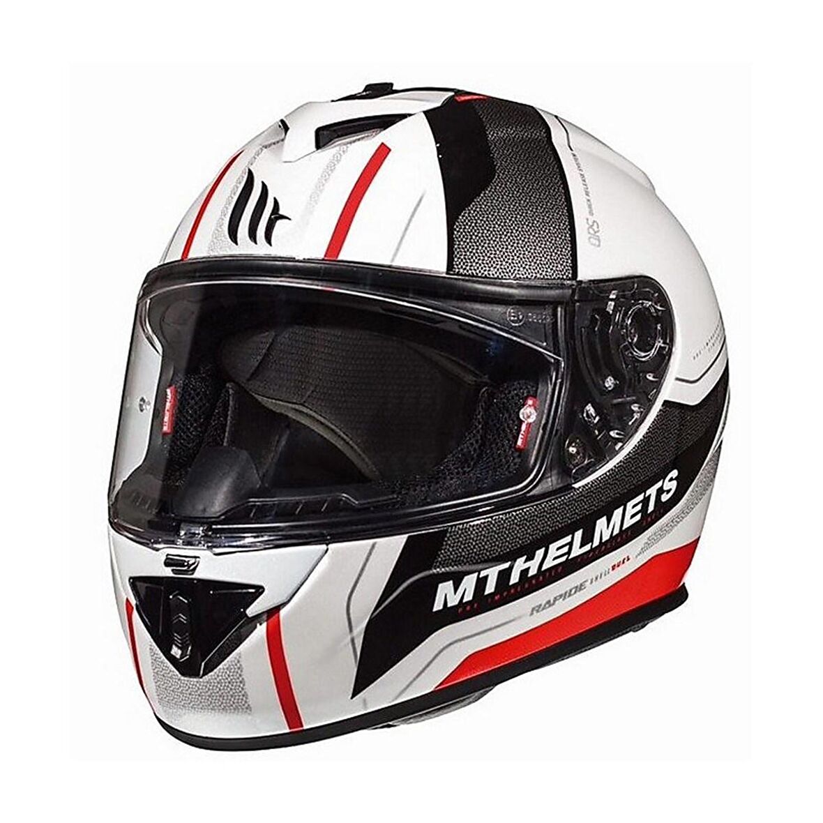 Mt Rapide Duel Gloss Full Face Motosiklet Kaski