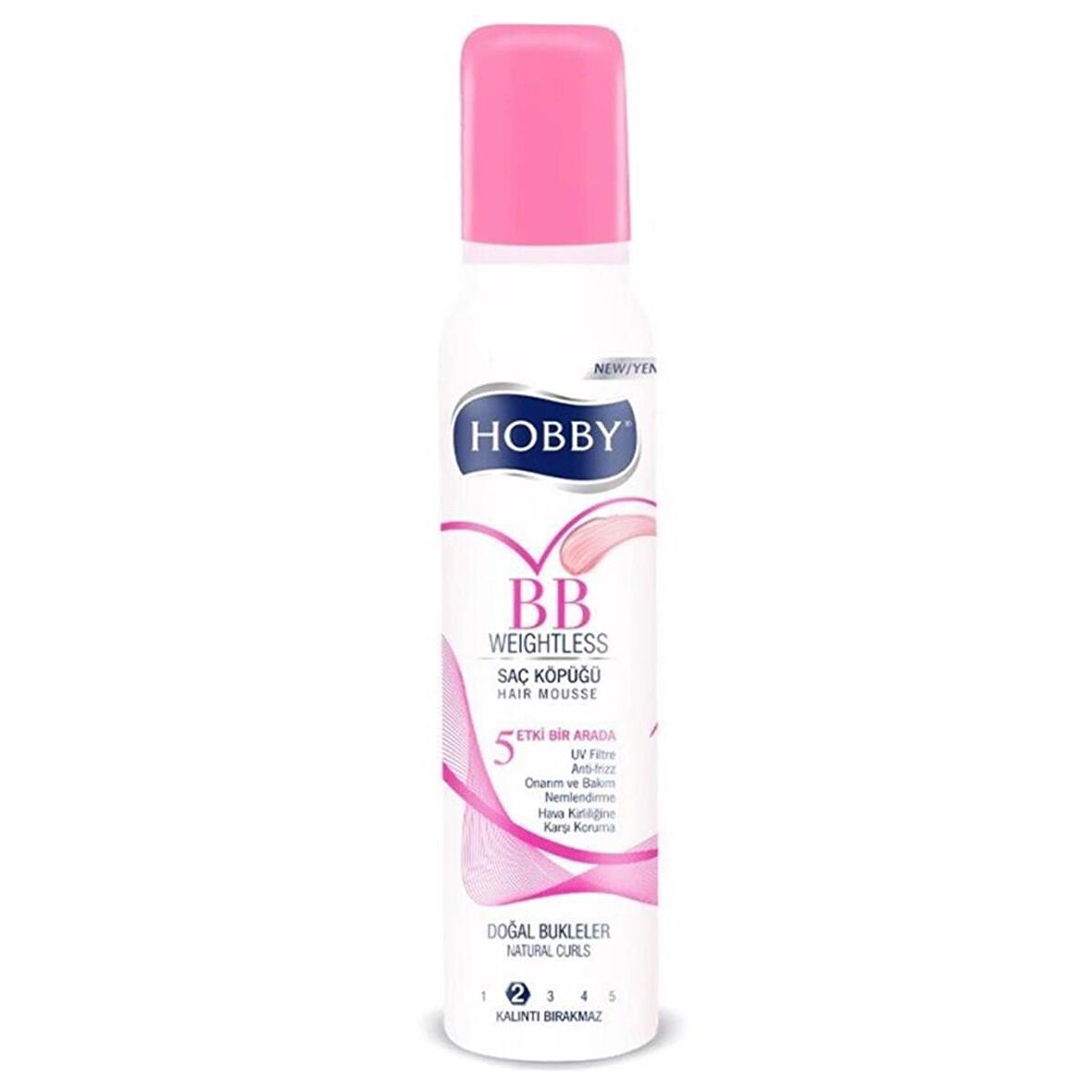 Hobby Saç Köpüğü Bb Onarıcı Etki Doğal Bukleler 150 Ml