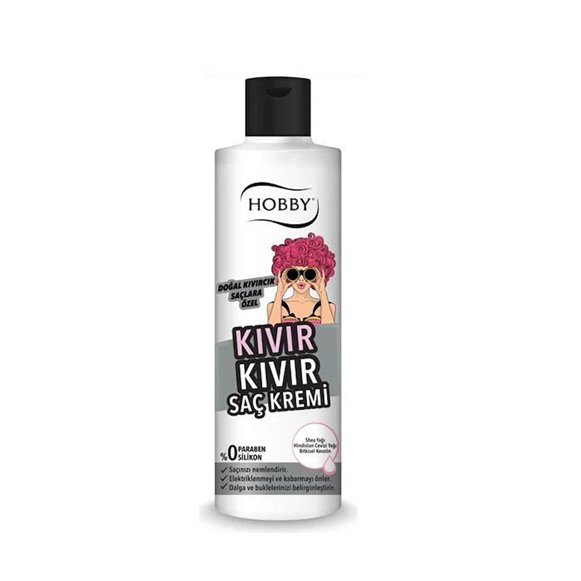 Hobby Saç Kremi Kıvır Kıvır Doğal Kıvırcık Saçlara Özel 250 Ml