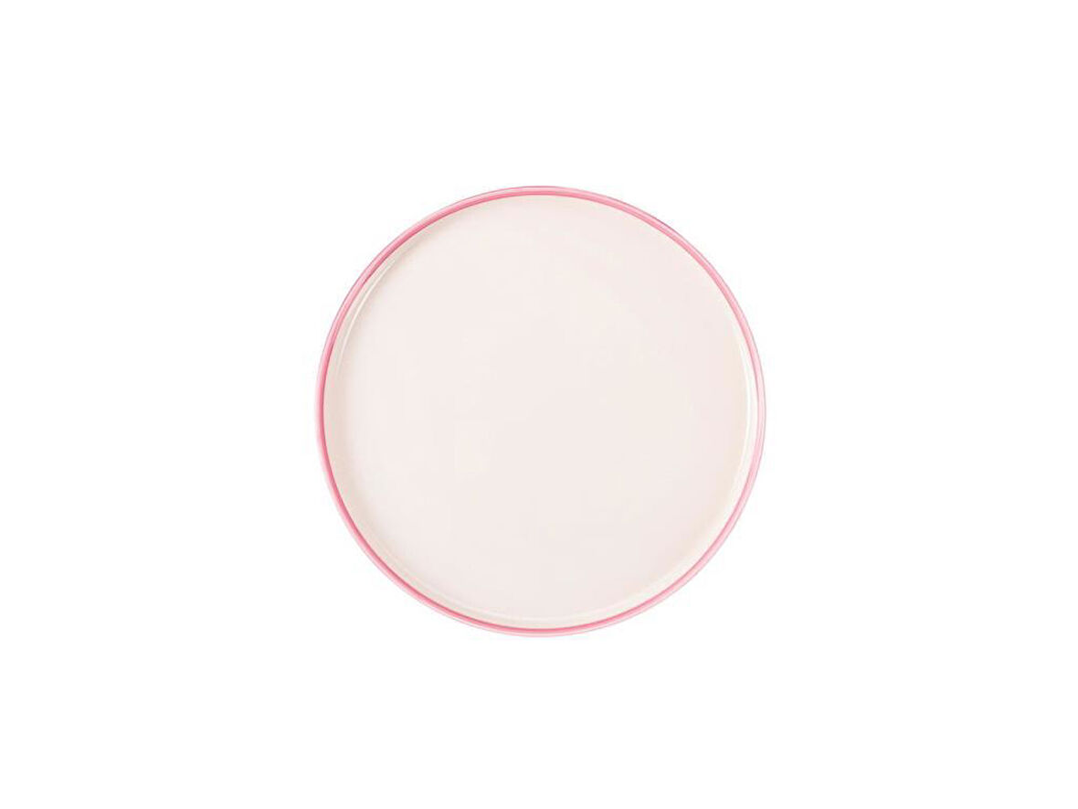 PORLAND RUBY DOĞA PEMBE DÜZ TABAK 21 CM
