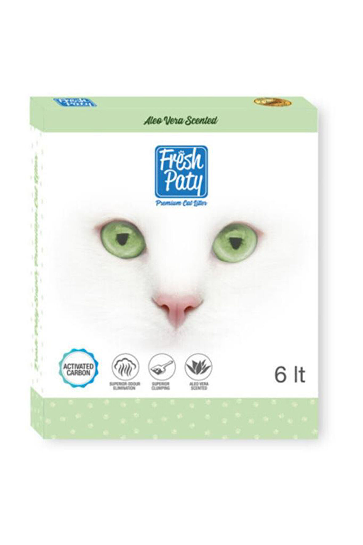 Fresh Paty Aktif Carbon Aloe Vera Kokulu Kedi Kumu 6 Lt