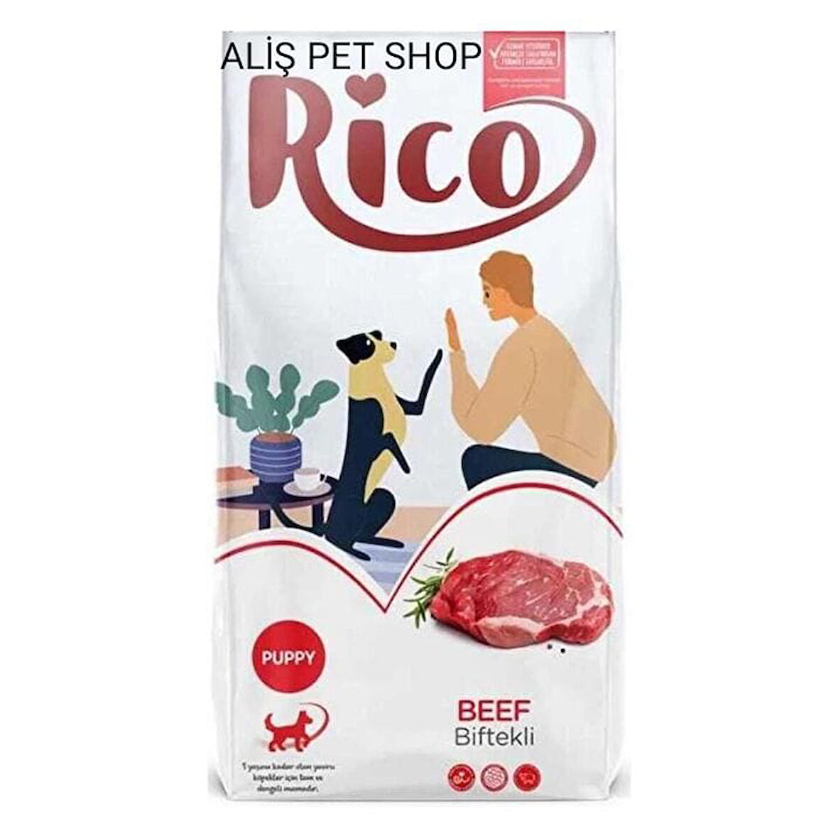 RİCO YETİŞKİN KÖPEK SIĞIR ETLİ 3 KG