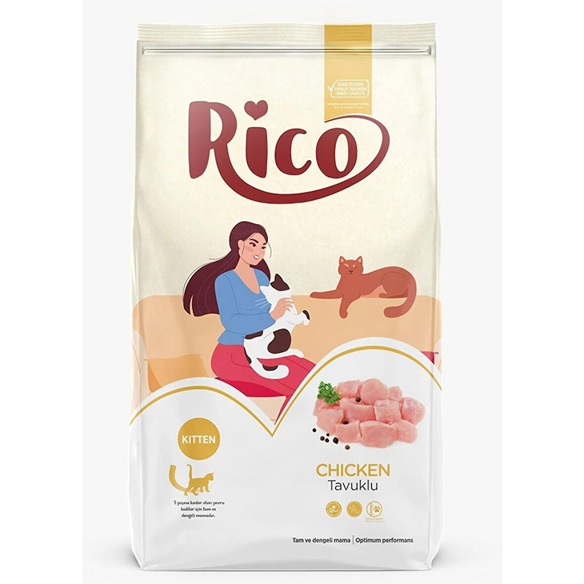 Rico Tavuklu Yavru Kedi Maması 2 Kg