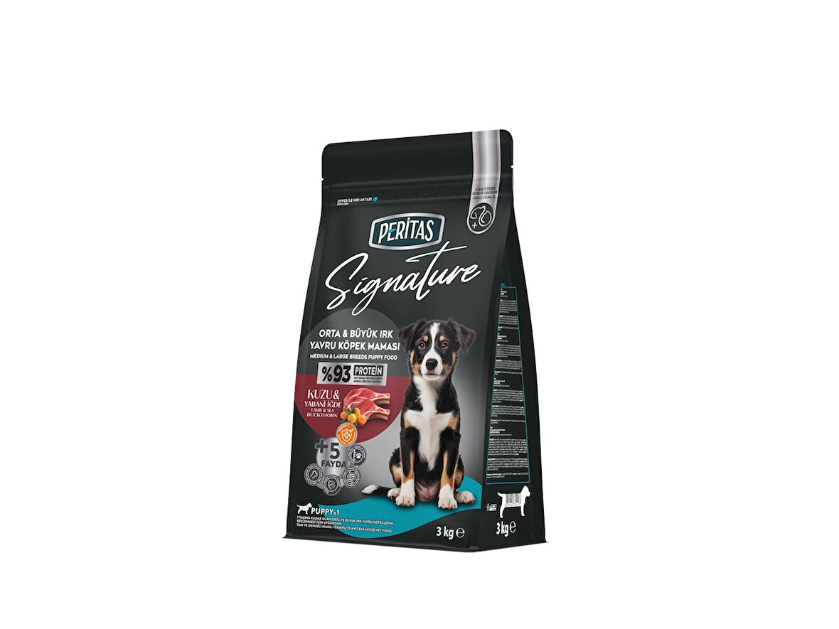 Signature Kuzulu Yavru Köpek Orta ve Büyük Irk - 3 kg