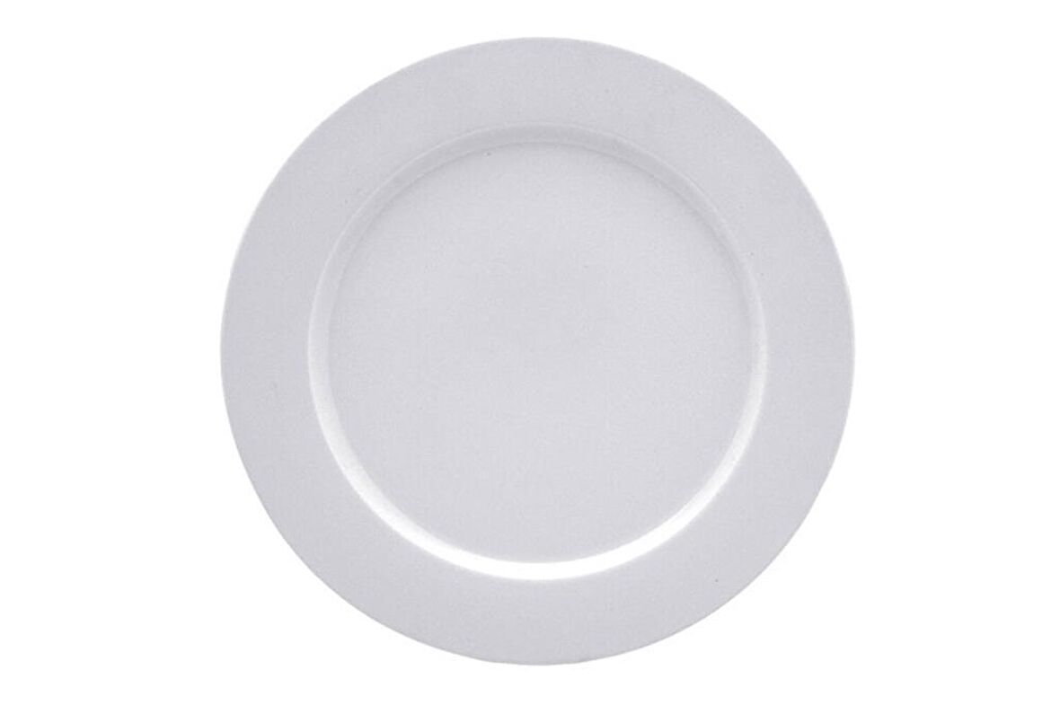 Porland Soley 6 lı Beyaz Düz Tabak 28cm