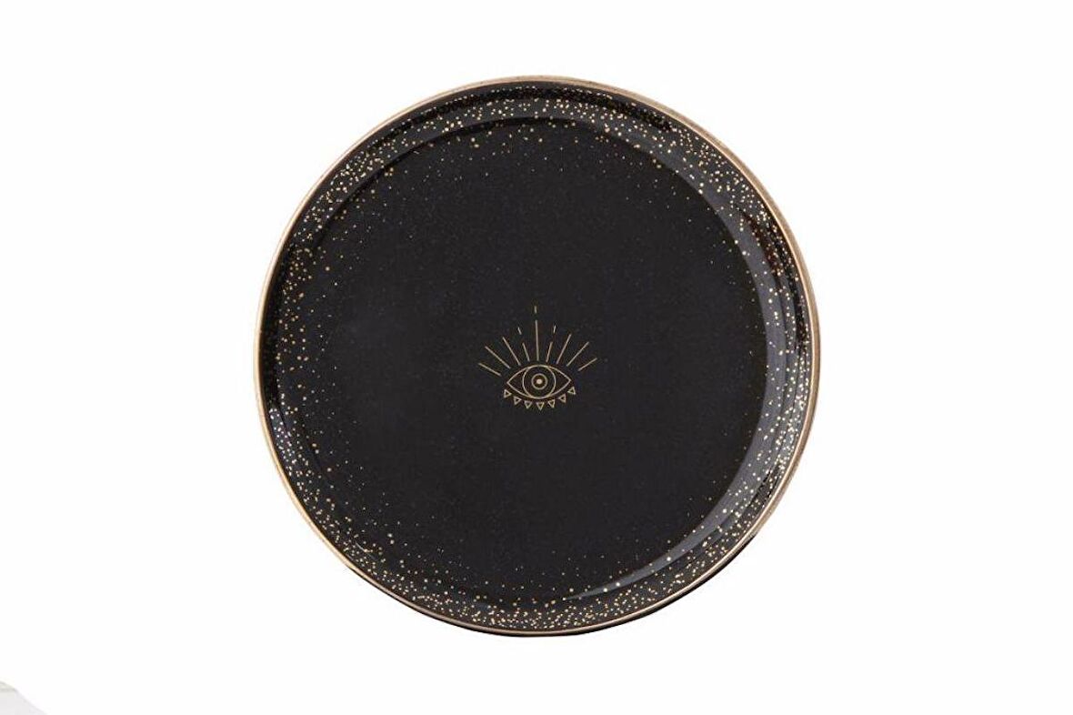 Porland Night Magic Desen2 Düz Tabak 20 cm  04ALM00S340