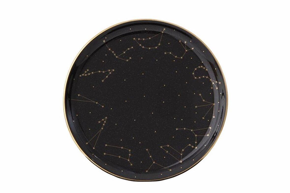 Porland Night Magic Desen3 Düz Tabak 20 cm  04ALM005342