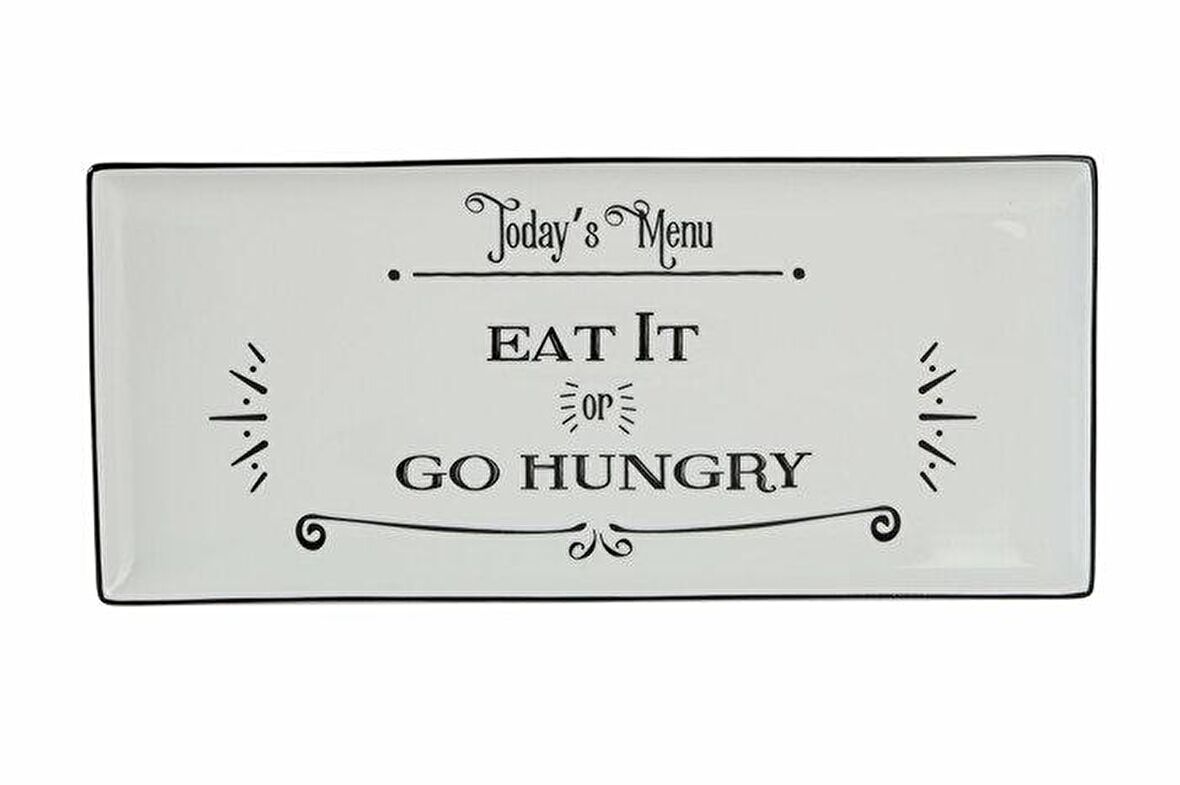 Porland Be Happy Baton Pasta Tabağı 35x15cm