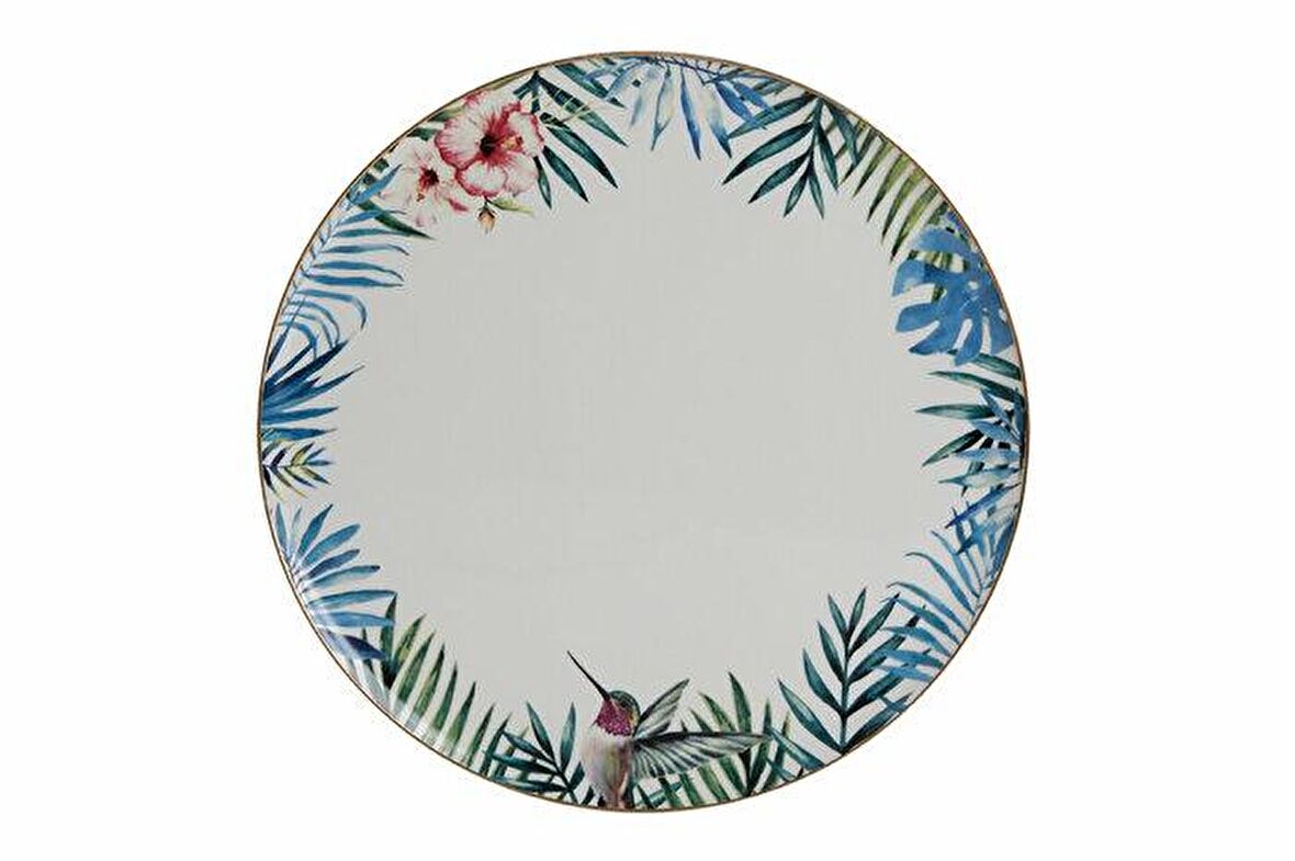 Porland Exotic Desen Düz Tabak 27cm