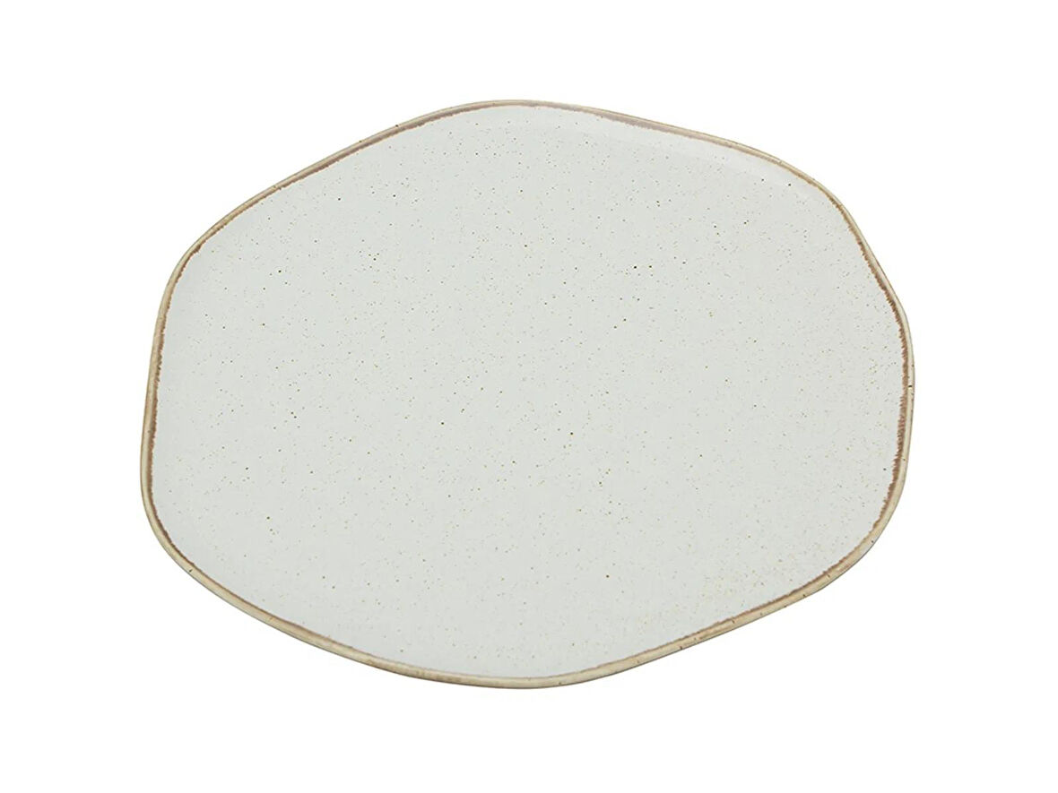 Porland Pure Seasons Bej Düz Tabak 21 cm 04ALM003274