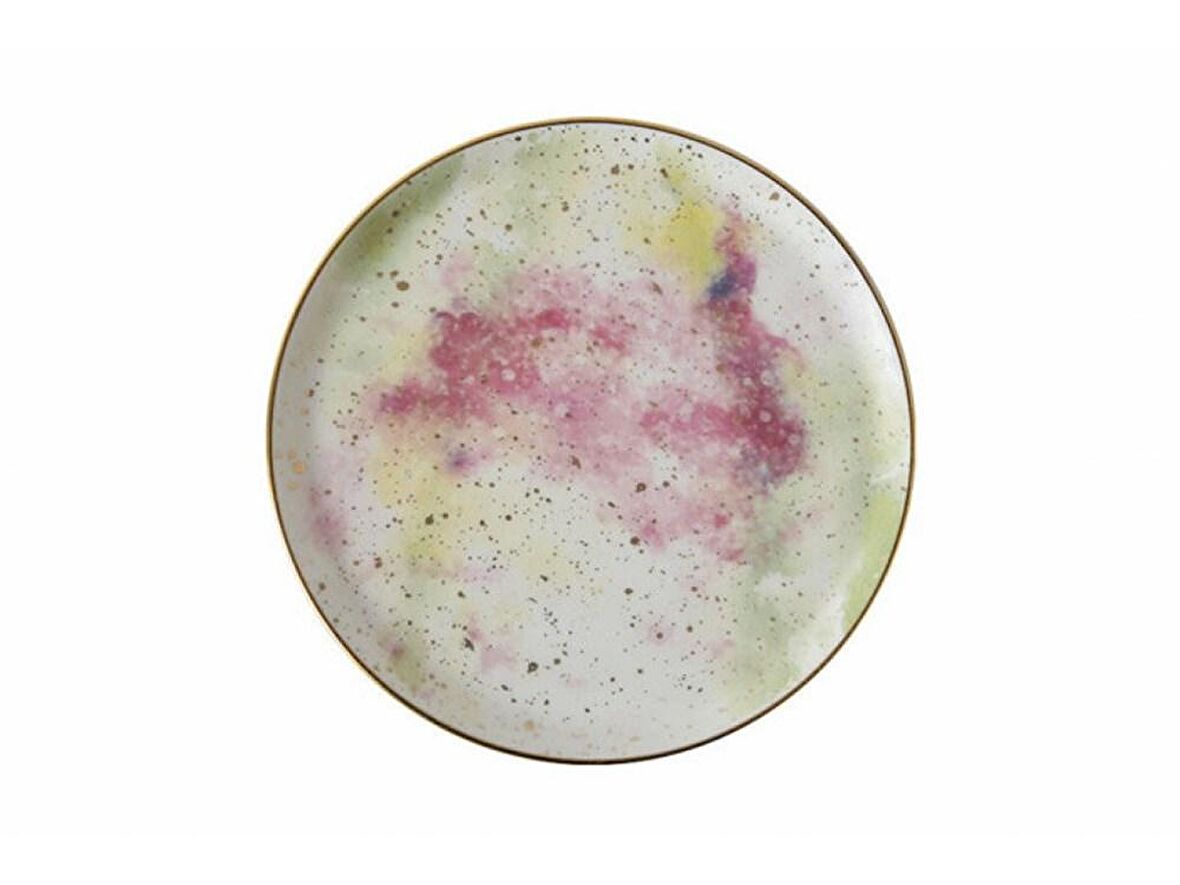 Porland Cosmos Desen2 Düz Tabak 20cm