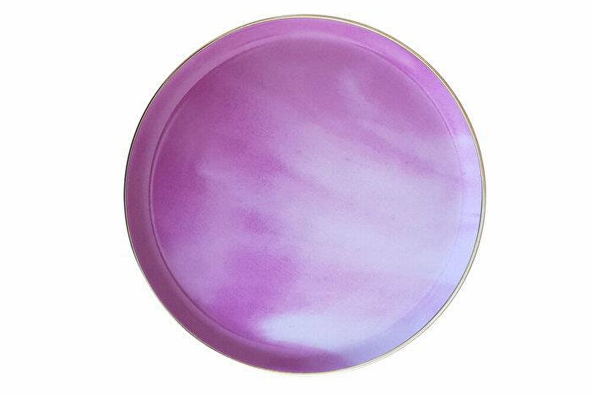 Porland Posh Serisi 28cm Düz Tabak Pembe