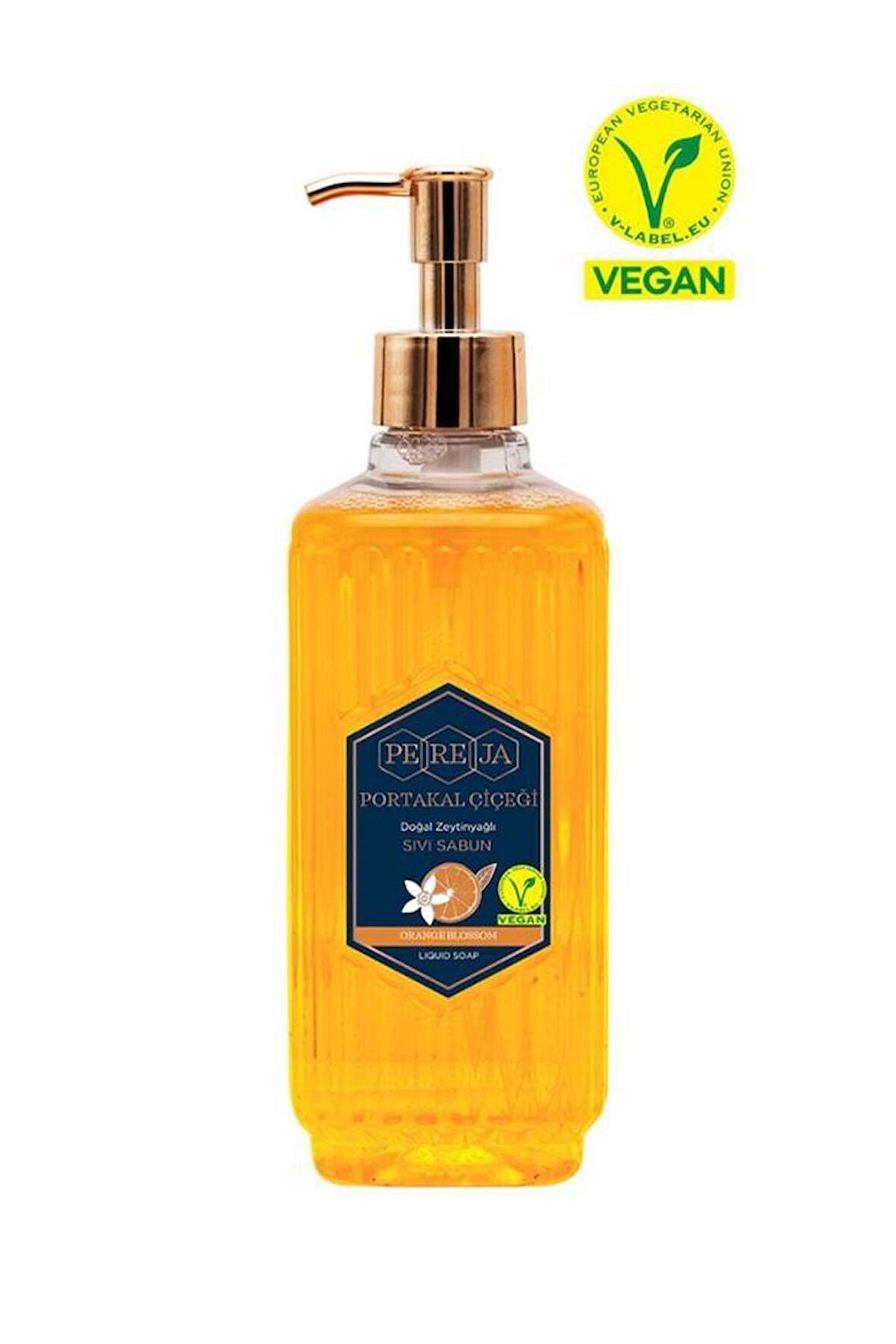 Pereja Doğal Zeytinyağlı Portakal Çiçeği Sıvı Sabun 500 ml