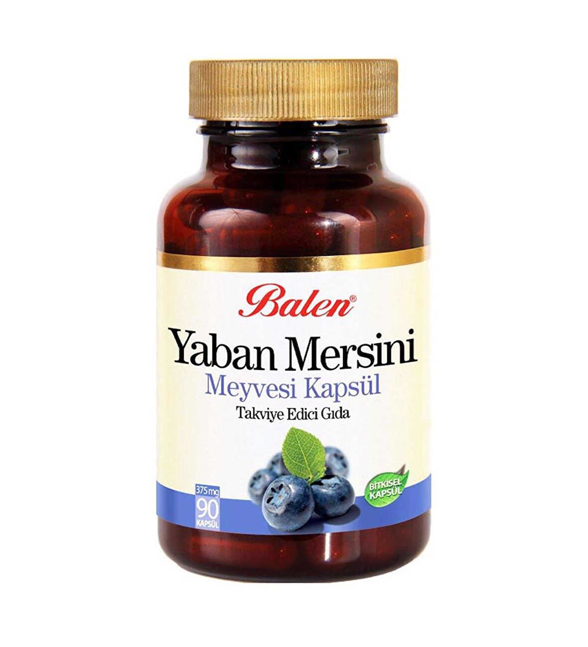 Balen Yaban Mersini Meyvesi Ekstresi Kapsülü 375MG X 90Kapsül