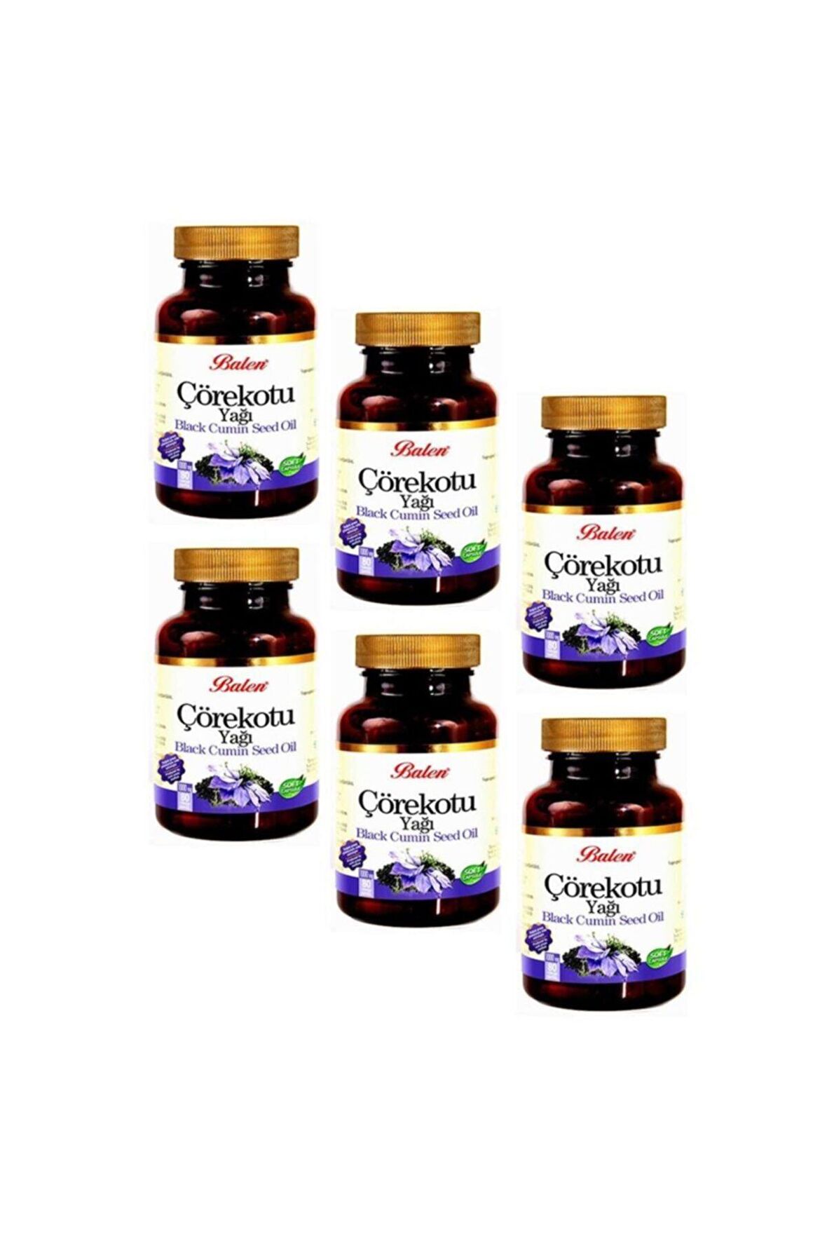 Balen Çörekotu (Çörek otu) Yağı 80 Kapsül (6 Adet)