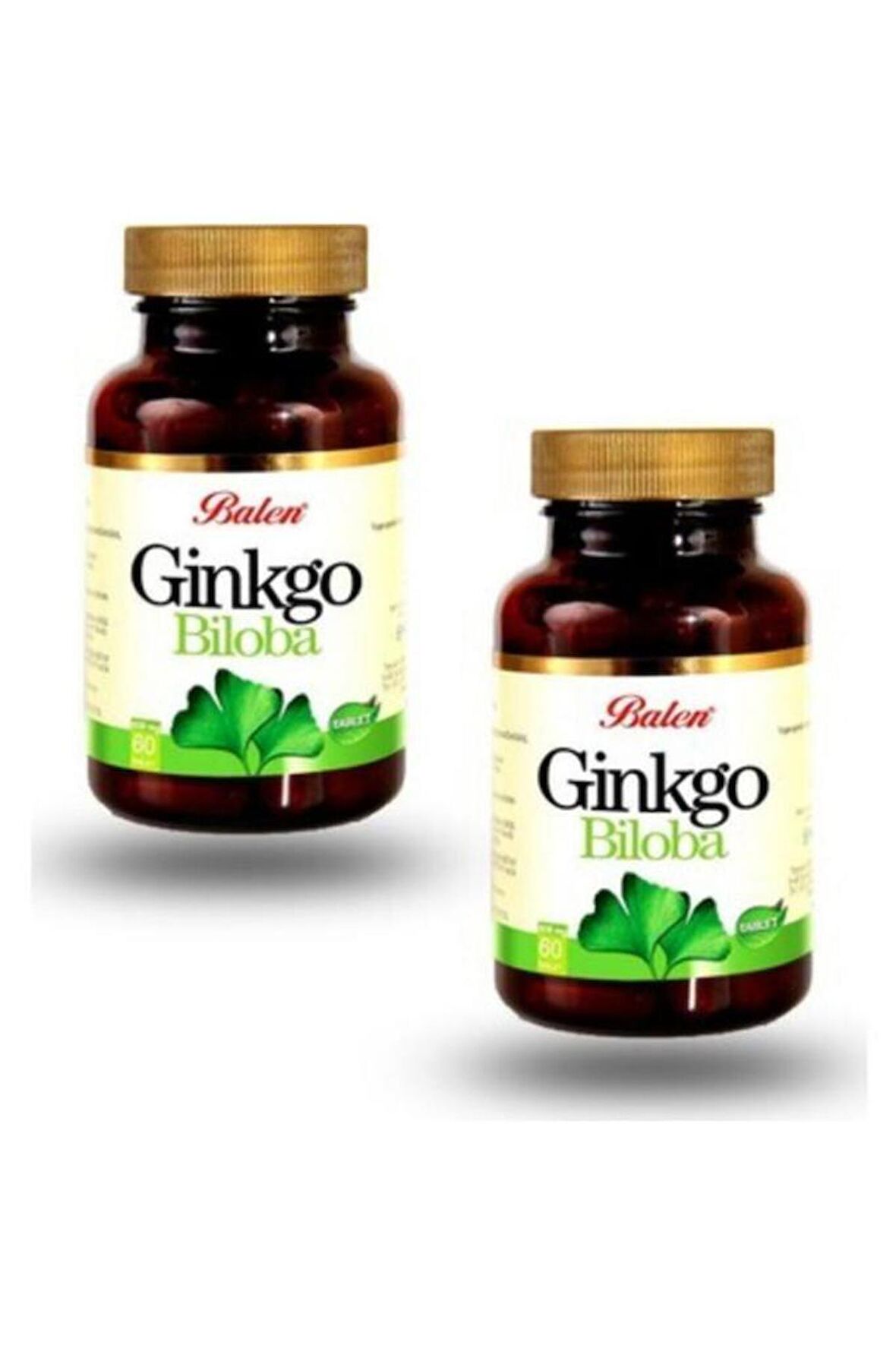 2 Kutu Ginkgo Biloba Tableti 60 X 600 Mg Ginko Biloba