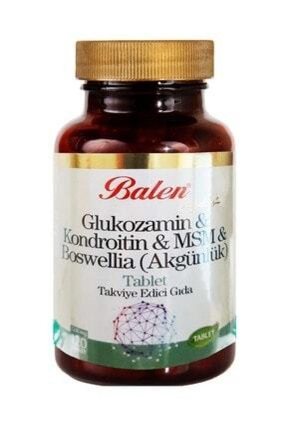 Balen Glukozamin Kondroitin MSM Boswelia (Akgünlük) 120 Tablet 1200mg