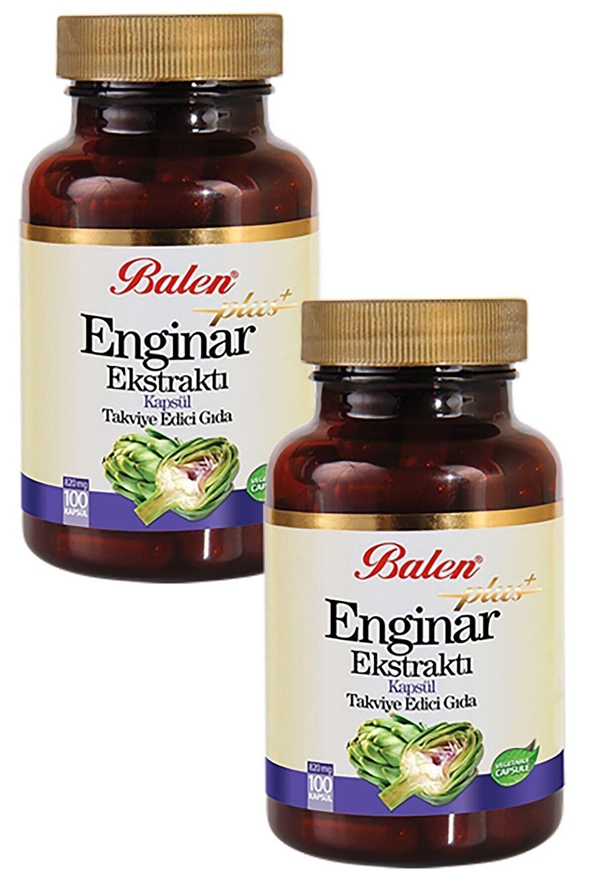 Balen Enginar Plus 100 Kapsül 2li Set
