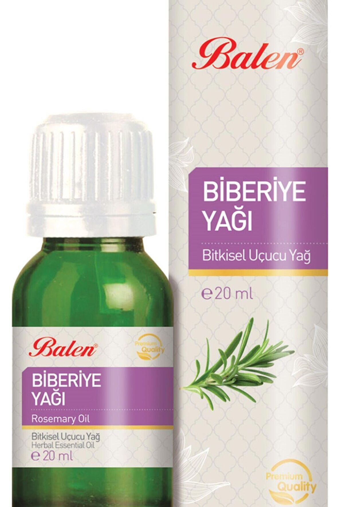 Balen Biberiye Yağı 20ml Içilebilir Doğal Bitkisel Uçucu Yağ