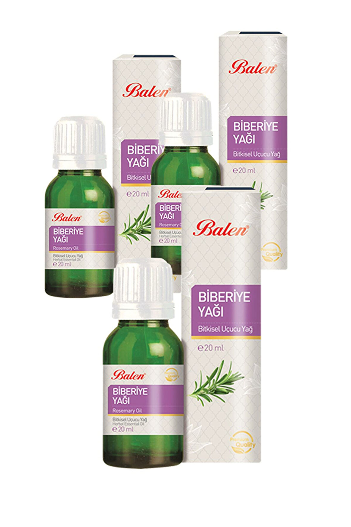 3 Kutu Biberiye Yağı 20 ml Içilebilir Doğal Bitkisel Uçucu Yağ Biberiye Yağ