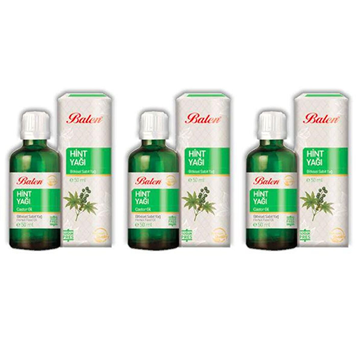 Balen Hint Yağı 3 x 50 ML