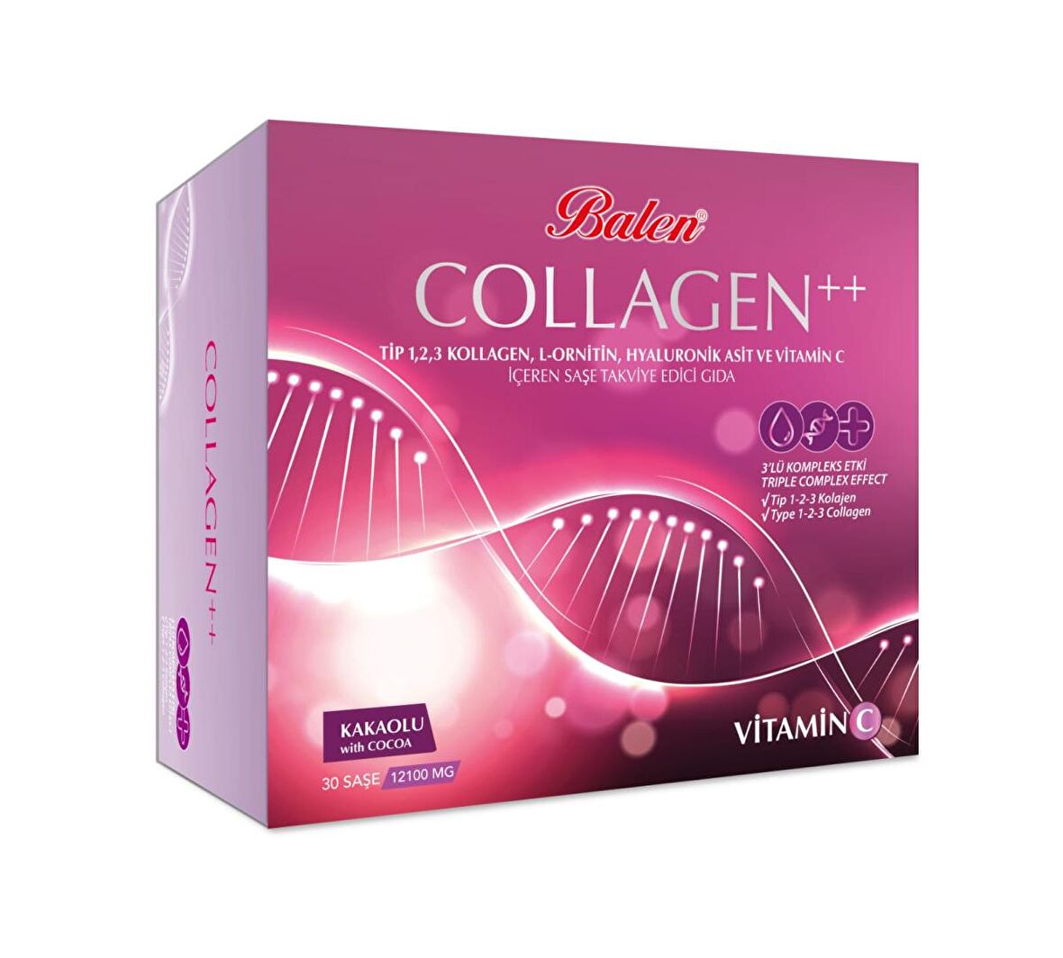 COLLAGEN COMPLEX++ TİP-1,2,3 30 ŞASE